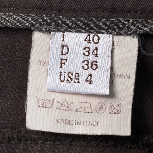 Brunello Cucinelli Brown Cotton-Twill Equestrian Trousers - Picture 10 of 11